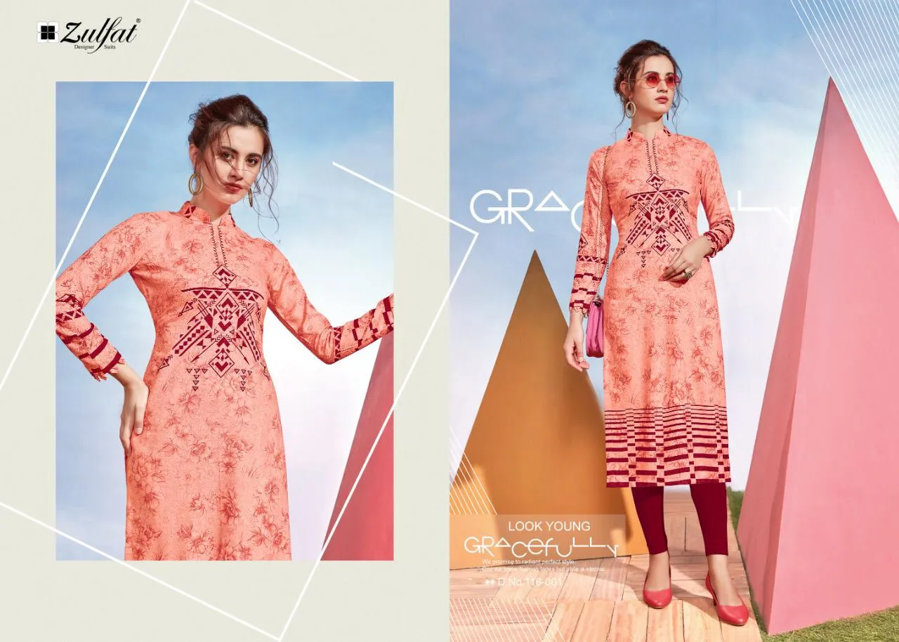 Zulfat Designer Studio Regina Stylish Casual Wear Collection